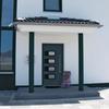VidaXL Front Door Anthracite 100x210 Cm Aluminium and PVC 3157069
