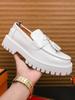 Luxury Fashion New Black White Tassels Leather Casual Elevator Shoes For Men Designer Loafter Formal Wedding Dress Homecoming