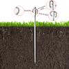 Dog Tie Out Stake Dog Anchor Dog Tie Out Stake Heavy-Duty Rust Resistant Stainless Steel Ground Anchor Dog Stake For Yard And