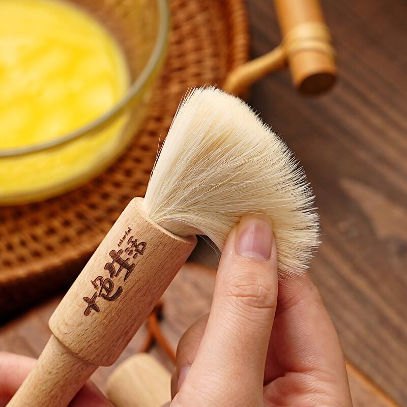 Wooden Handle Wool Baking & BBQ Brush