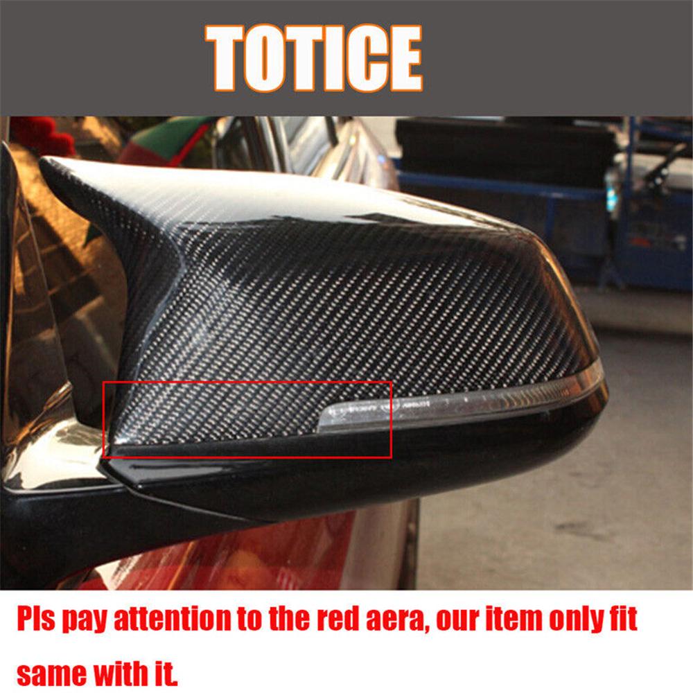 Carbon Fiber Look Rear View Mirror Cover For BMW F20 F21 F30 F31 F32 F34 F36 X1