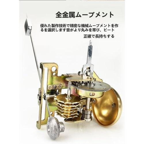 Seiko Metronome, Pendulum Type, Compact, High Accuracy, Loud Sound, Rosewood with Metal Axis, Compatible with Piano, Guitar, Violin, and Drums, for Be