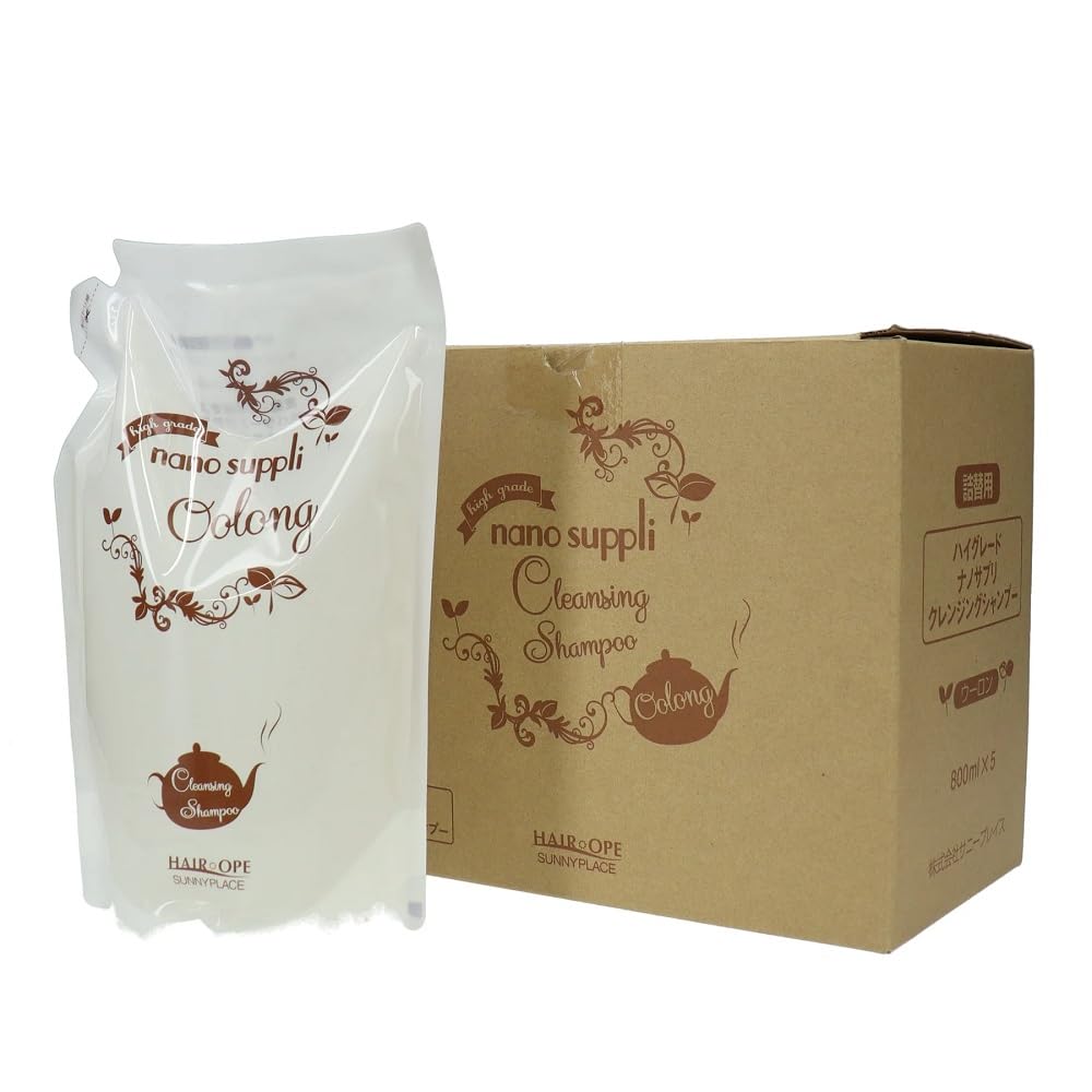 

Sunny Place High Grade Nano Supplement Cleansing Shampoo Oolong 4000ml x [Case sale] (800ml 5)
