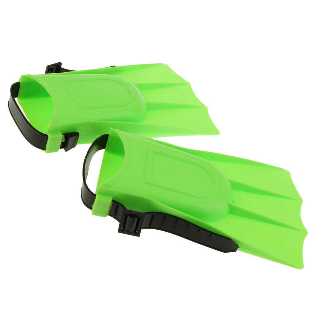 Rubber Swim Training Flippers for Men, Women , Short Swimming