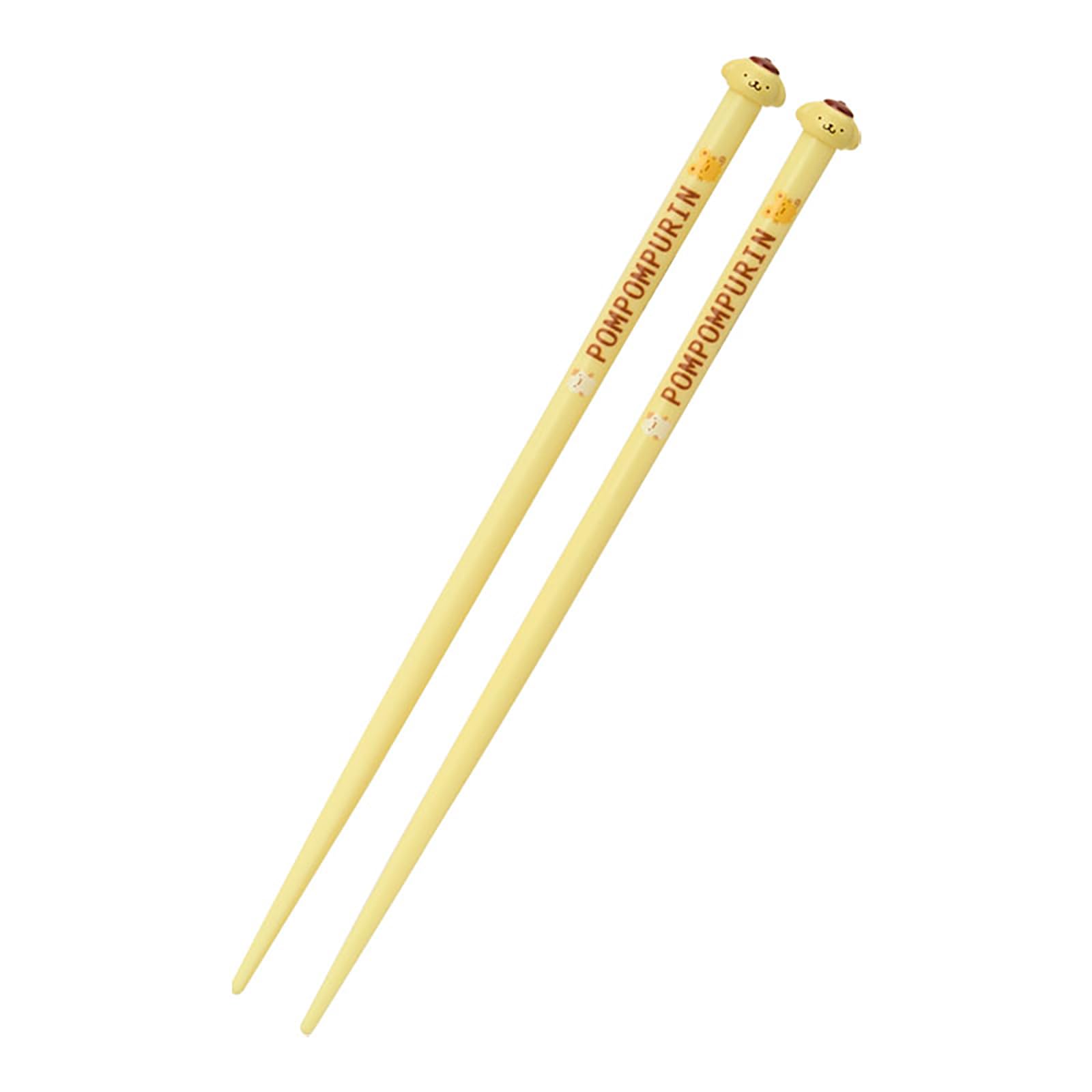 Sanrio Chopsticks with Mascot Pompompurin 023809 (SANRIO) - жёлтый