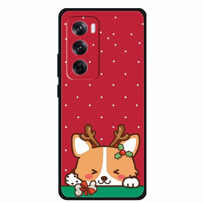 2024 Christmas Phone Cases For Oppo Reno12 Pro 6.7"Cases Soft TPU Silicone For Oppo Reno12 5G Cover Bumper Funda Reno12 12Pro 5G