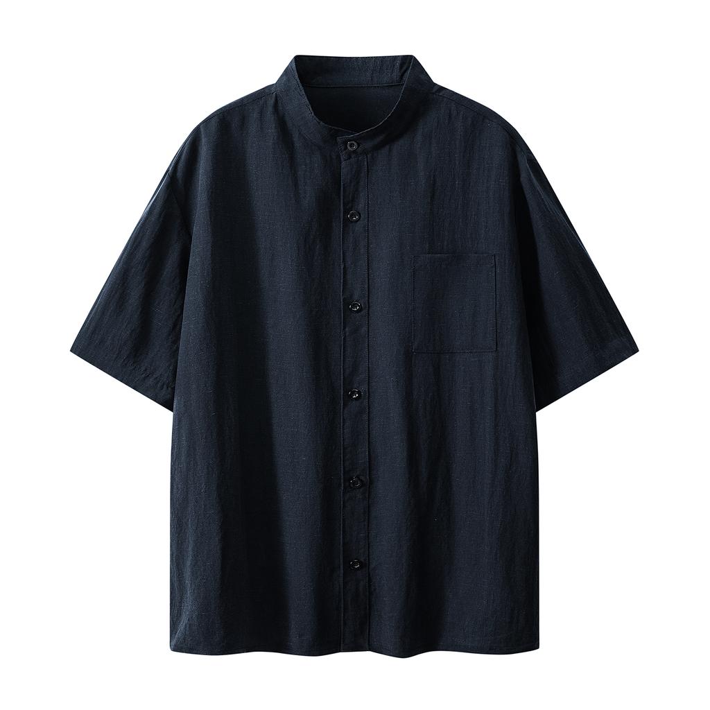 Men's Summer Short Sleeved Shirt, Summer Loose T-shirt, Men's T-shirt, Ice Silk T-shirt