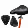 3PCS Waterproof Bike Seat Cover Elastic Fit Bicycle Saddle Dust Cover  Daily Riding