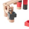 Wooden Marble Run Tracks Construction Play Set Educational Toys Learning Activities Wood Building