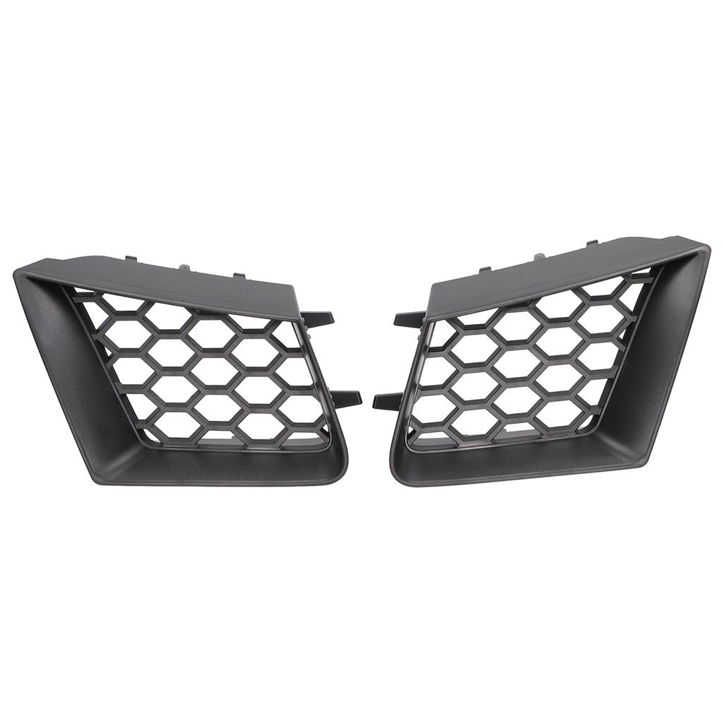 2pcs Front Bumper Upper Grill Left Right Matte Black Replacement for Seat Ibiza Cordoba 6L 2002 2003 2004 2005 2006 2007-2009