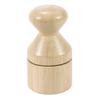 Sponge Cutting Board Wax Applicator With Wooden Base Oil Applicator For Kitchen Maintenances Cutting Board