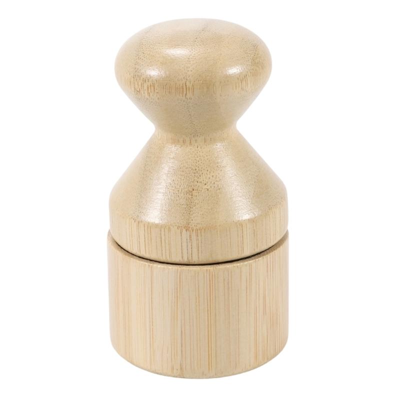 Sponge Cutting Board Wax Applicator With Wooden Base Oil Applicator For Kitchen Maintenances Cutting Board