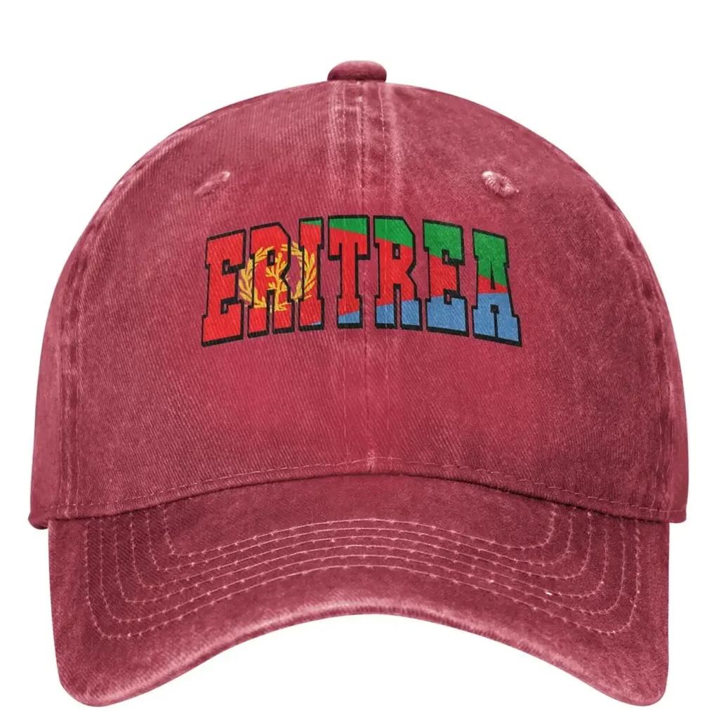 Eritrea Country Flag Baseball Cap Typography Classic Tenni Skate Hot Sale Trucker Dad Hat Unisex Men Sun protection Baseball Cap