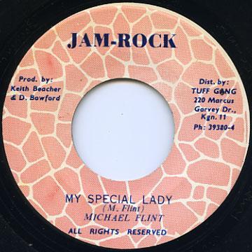 

7inch Record MICHAEL FLINT My Special Lady NONE Jam Rock 1987 Jamaica Reggae Ska Dub Used