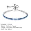 ZHOUYANG Tennis Bracelet For Women 4 4 Claws Mosaic Cubic Zirconia Silver Jewelry Gift H095