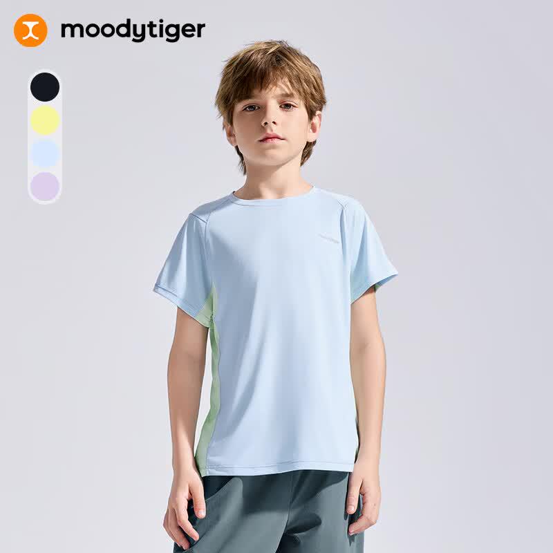 Moodytiger Kids Quick-Dry Short Sleeve T-Shirt