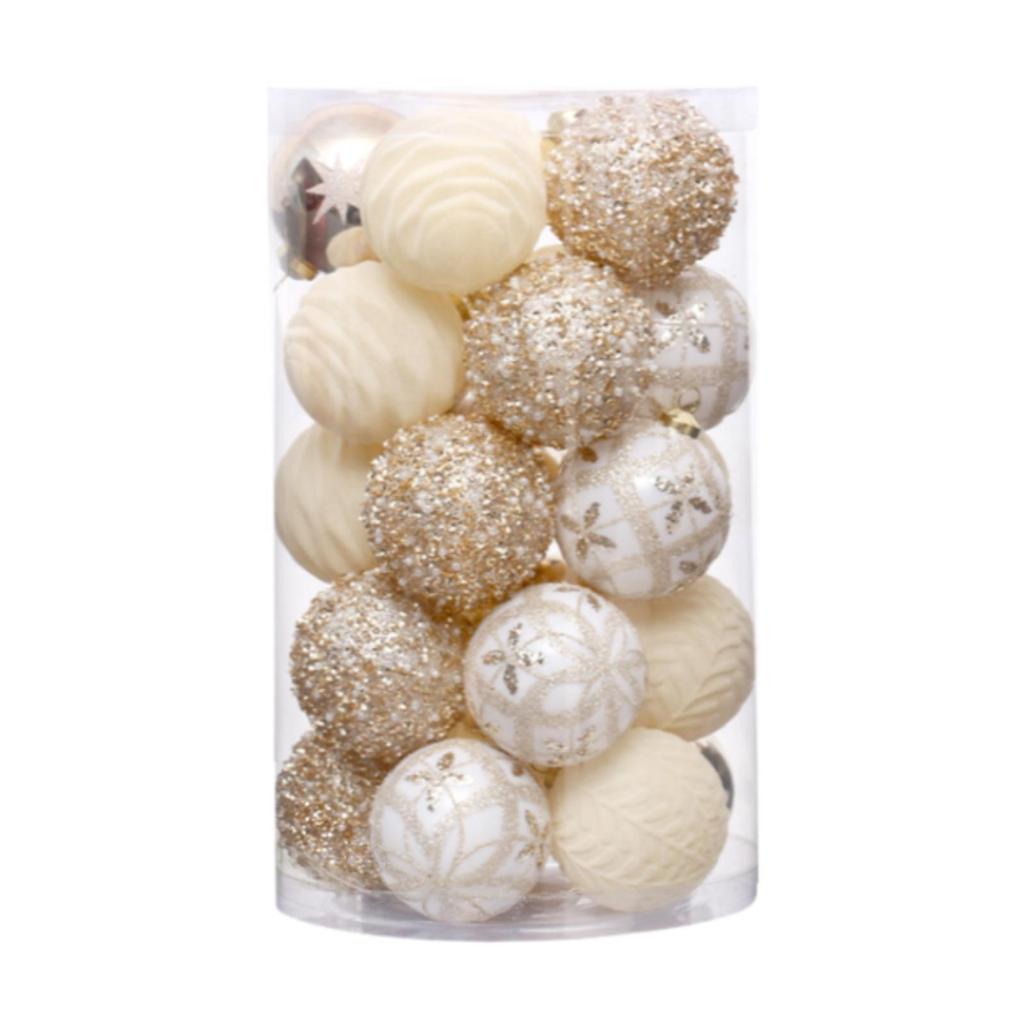 25x Christmas Balls Ornaments Hanging Decorations Walls Decorative Baubles