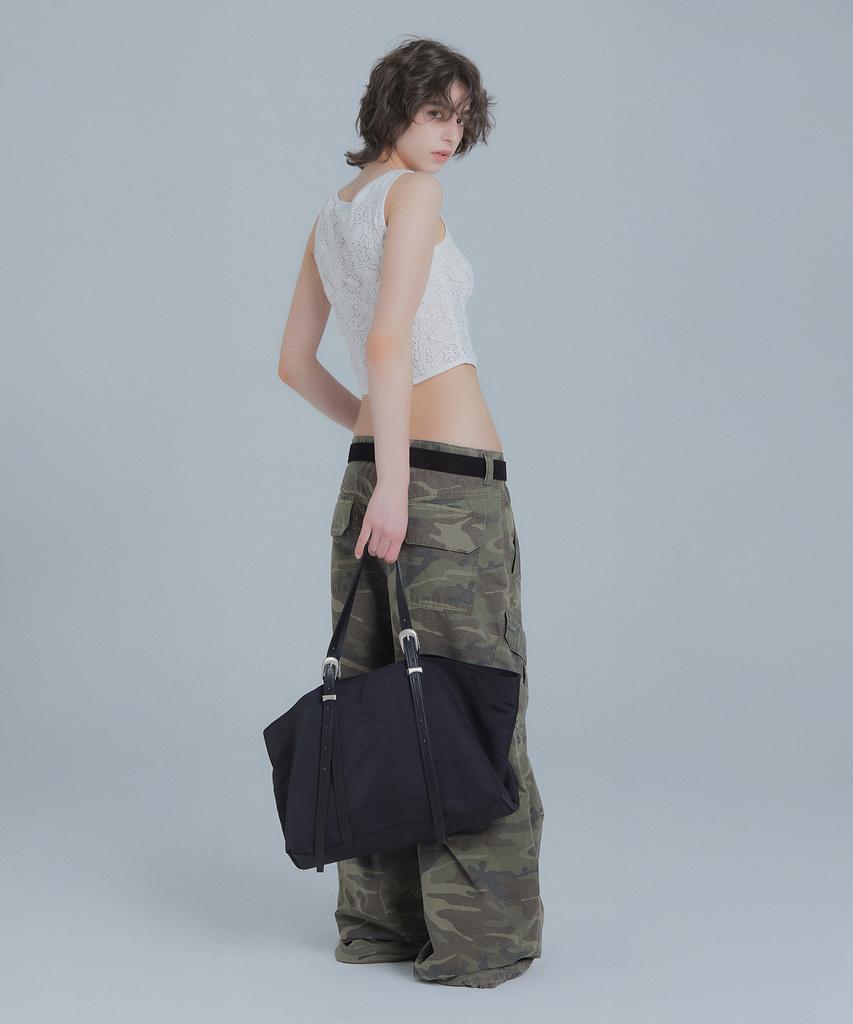 Franticservice Romer Strap Tote Bag - Black