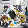 1PC Death Note Patterned Flannel Blanket Suitable For All Seasons For Home Decor Warmth And Comfort Gifts Holiday Present