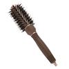 Hochwertiger Anion Antistatik Rundhaarkamm Salon Stylingbürste Kaffee(32 mm)