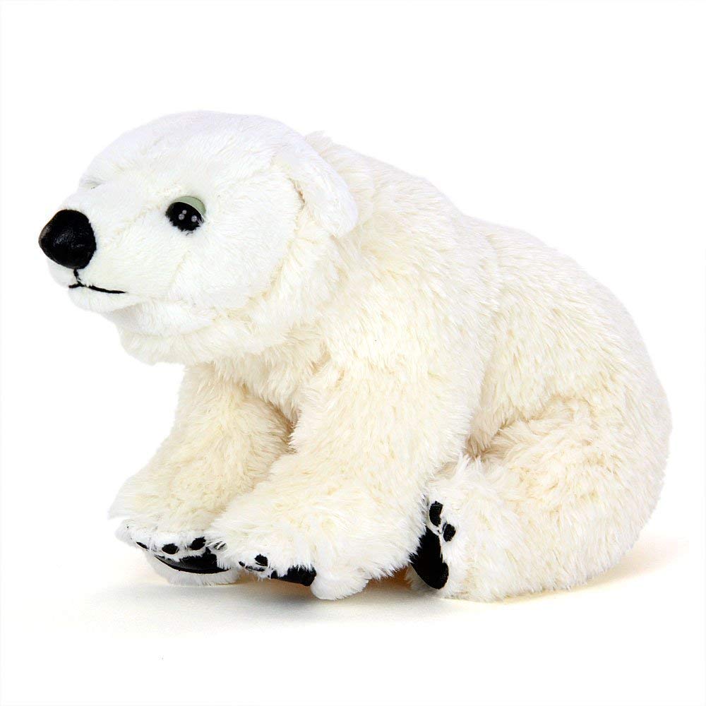 

Carolata Polar Bear Plush Toy Bear Animal Realistic Animal Toy Doll Gift Present Birthday Christmas Present (Polar Cub/Realistic Family/Soft Touch)