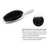 Paddle Shape Boar Bristle Paddle Hair Brush PS Hairdressing Massage Comb Hair Brush  Hairdressing