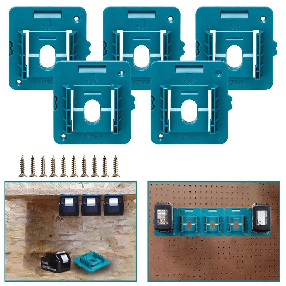 For Compatible Battery Holders Set of 5 for Organized Workspaces