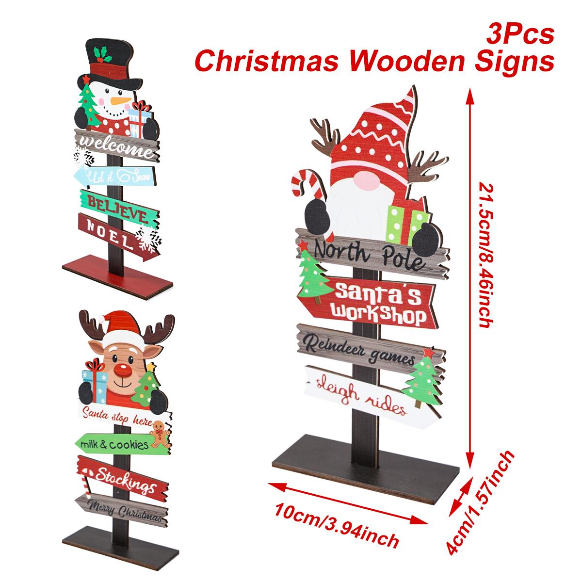 

Рождественские деревянные таблички, украшения, украшения «Счастливого Рождества» для дома 2025, рождественские настольные украшения, Навидад, Натал, Новый год 2026