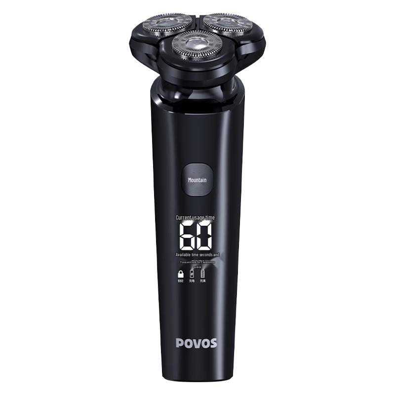 POVOS PQ8607 Electric Rotary Shaver CN plug (adapter included)