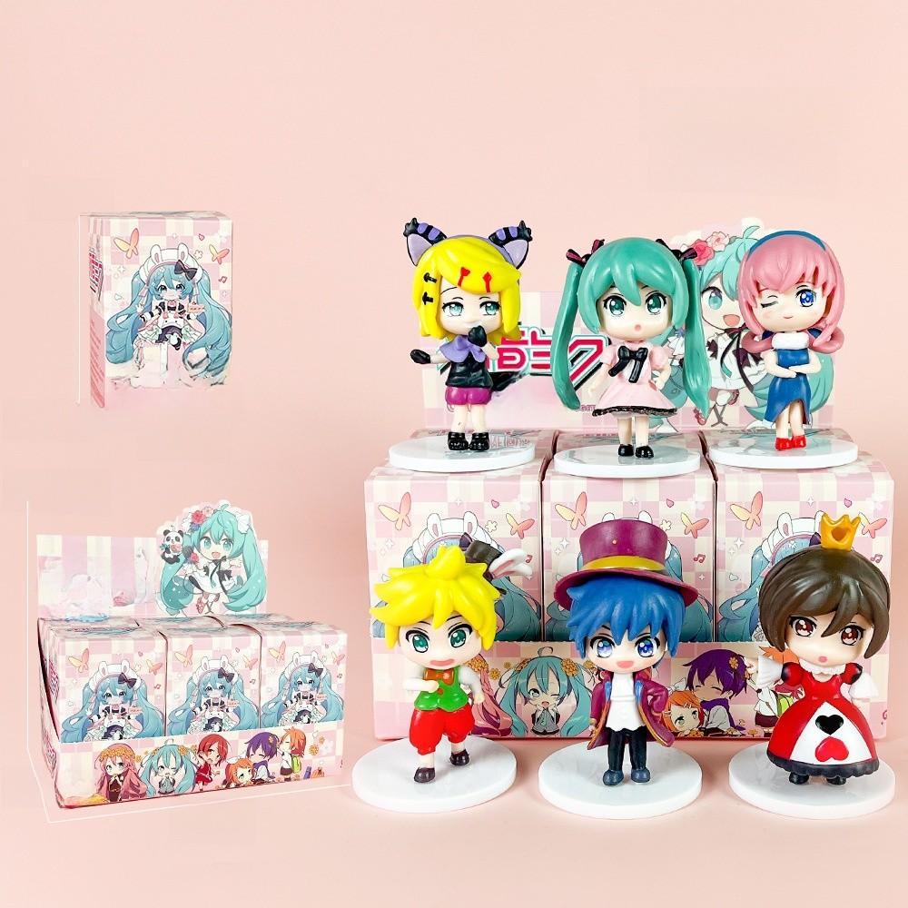 Hatsune Miku Pvc Figurine Collection Set With Assembly For Anime Enthusiasts And Display