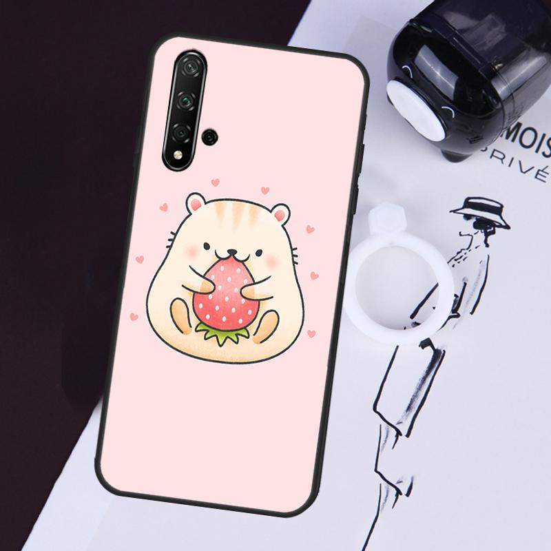 Rabbit Mouse Hamster Case For Huawei P40 P20 P30 Lite Nova 11i 8i 3i 9 10 SE 11 Pro 5T Y91 Y90 Y70 Y61 Y60 Cover