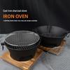 Cast Iron Charcoal Stove & Grill: Outdoor Tea Warmer, Camping BBQ, Hot Pot Fireplace