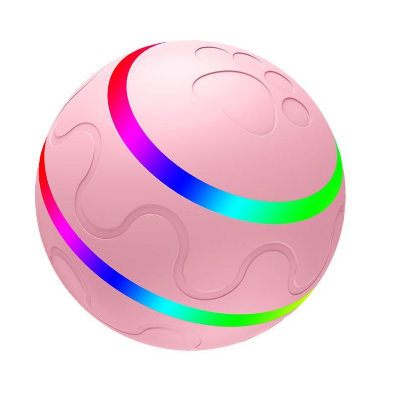 Electric Cat Toy Smart Rolling Ball Pet Cat Dog Interactive Boredom Toy Luminous Bouncing Ball Bouncing Balls