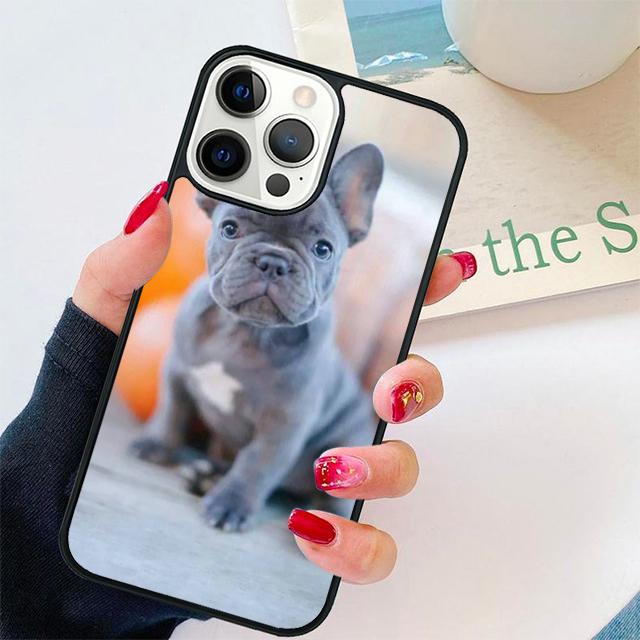 Whimsical French Bulldog Dogs Puppy Phone Case Cover For iPhone 17 Air 15 16 Pro Max 14 13 12 11 Pro Max Plus
