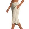 High Waist Yoga Capris for Women with Pockets Straight Leg Casual Athletic Travel 7/8 Length Pants Everyday Workout Bottoms