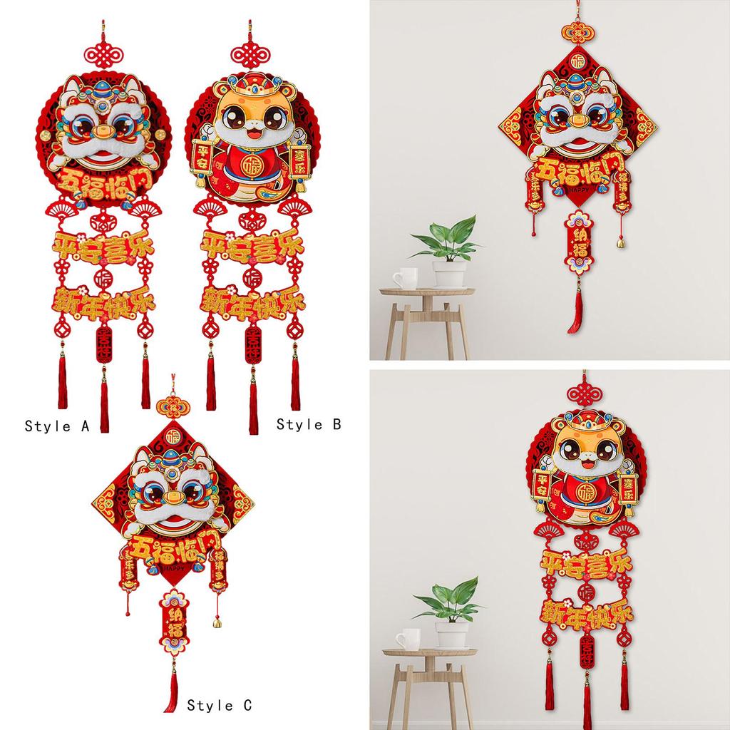 Chinese Lunar Snake Year Hanging Ornament for Home Office Decor Accessories