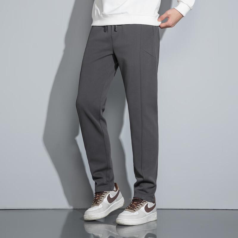 Men's Elastic Waist Cotton Casual Trousers