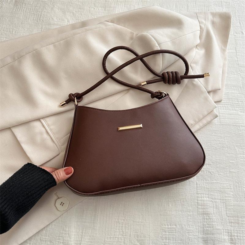 Trendy Minimalist Fashion Shoulder Bag For Women 2024 Spring Casual Handbag