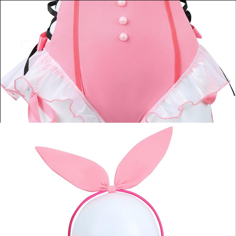 Naraka Cos Bladepoint Jumpsuit Feria Shen Cosplay Costume Pink Swimsuit Sexy Women Swimwear