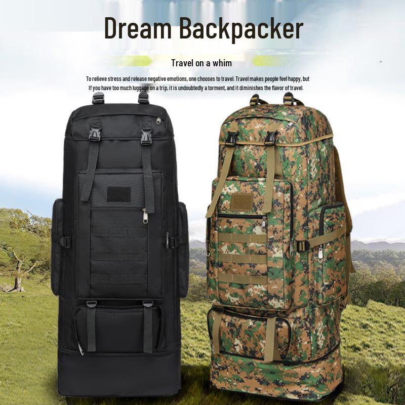 

Laicai 110L Expandable Tactical Outdoor Backpack