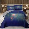 Galaxy Bedding Set Twin Queen Size for Girls Boys Teens Room Decor, Starry Sky Bedspread, Cosmos Nebula Trippy Quilted Coverlet