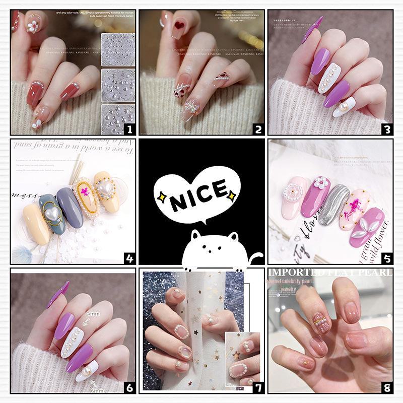 Halvcirkulära platta botten AB Fantasyfärg ABS Pärlemor Högblanka Runda Pärlor för DIY-Smycken & Nageldekor