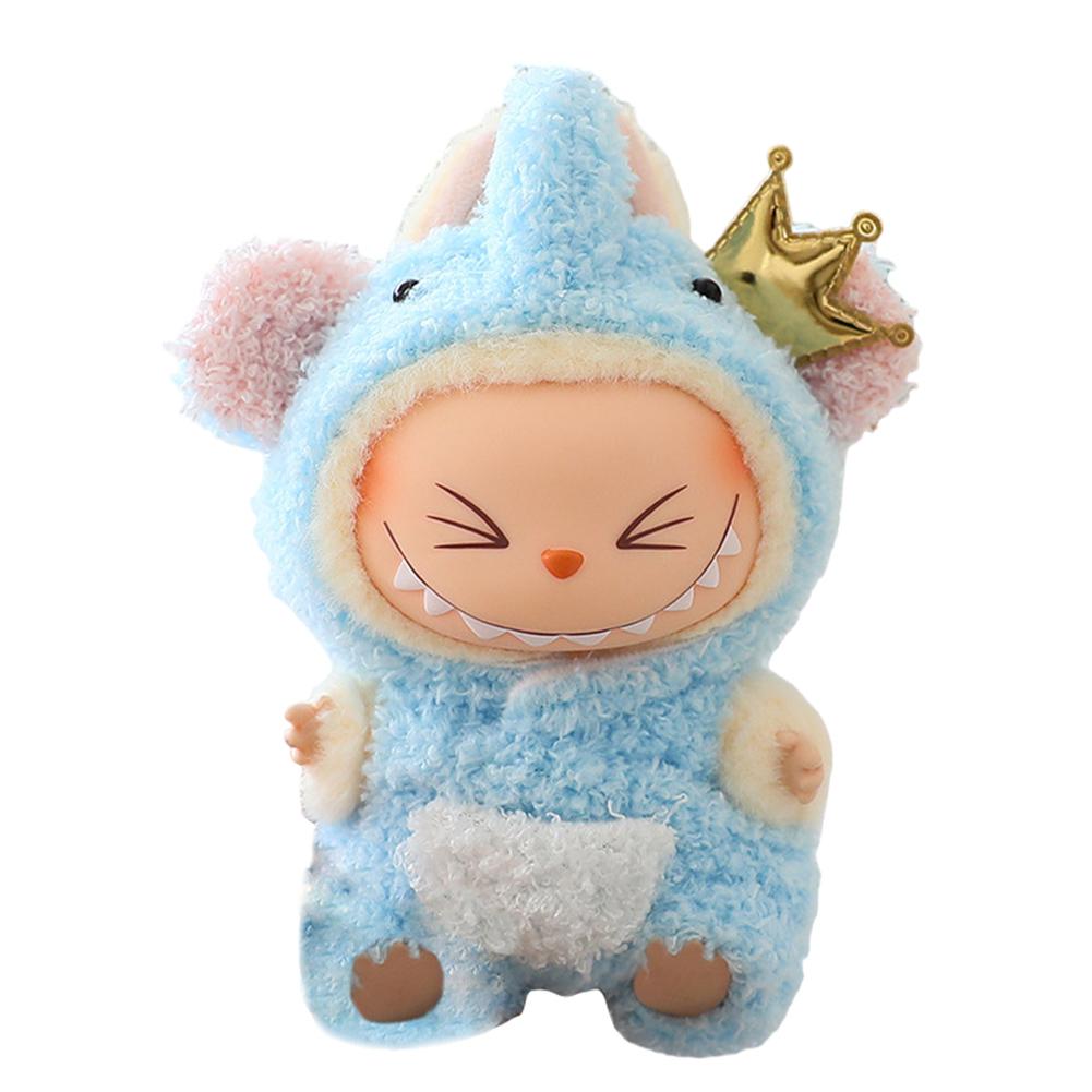 17cm Labubu Clothes Mini Fashion Dolls Clothes DIY Animals Set Macaron Cute Doll Clothing Doll Outfit Accessories Kid Gift