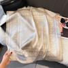 70x70cm Lightweight Silk-Look Square Scarf Women French Chic Hair Band Office Accessory Viscose 96%