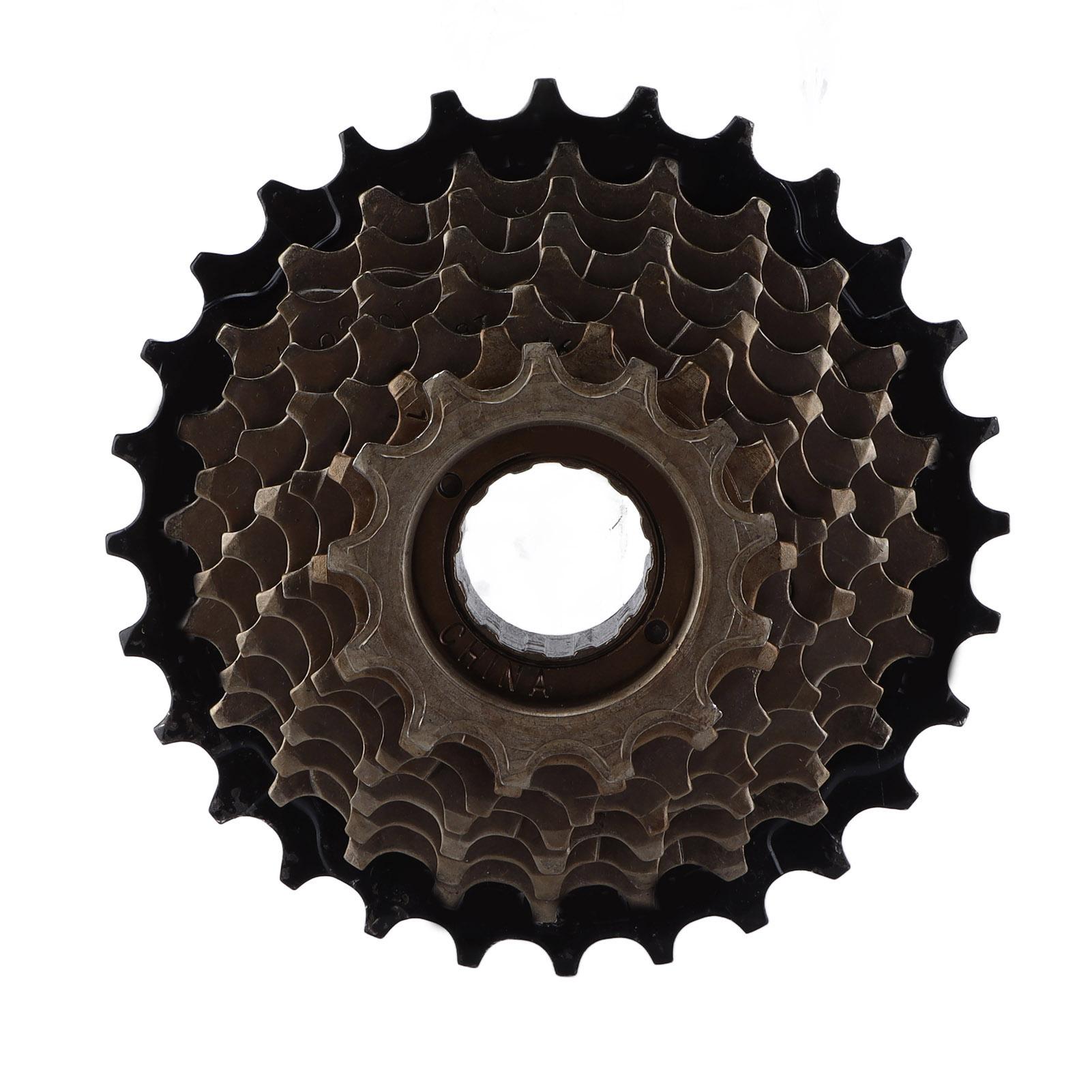 

8 24 Speed Mountain Bike Bicycle 13‑28T Freewheel Nickel Plating Processing RC Car Upgrades Parts