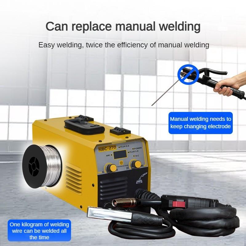 NBSmall Carbon Dioxide Self Protection Electric Welding Machine -285 Household MIG MMA Gasless Welding Equipment