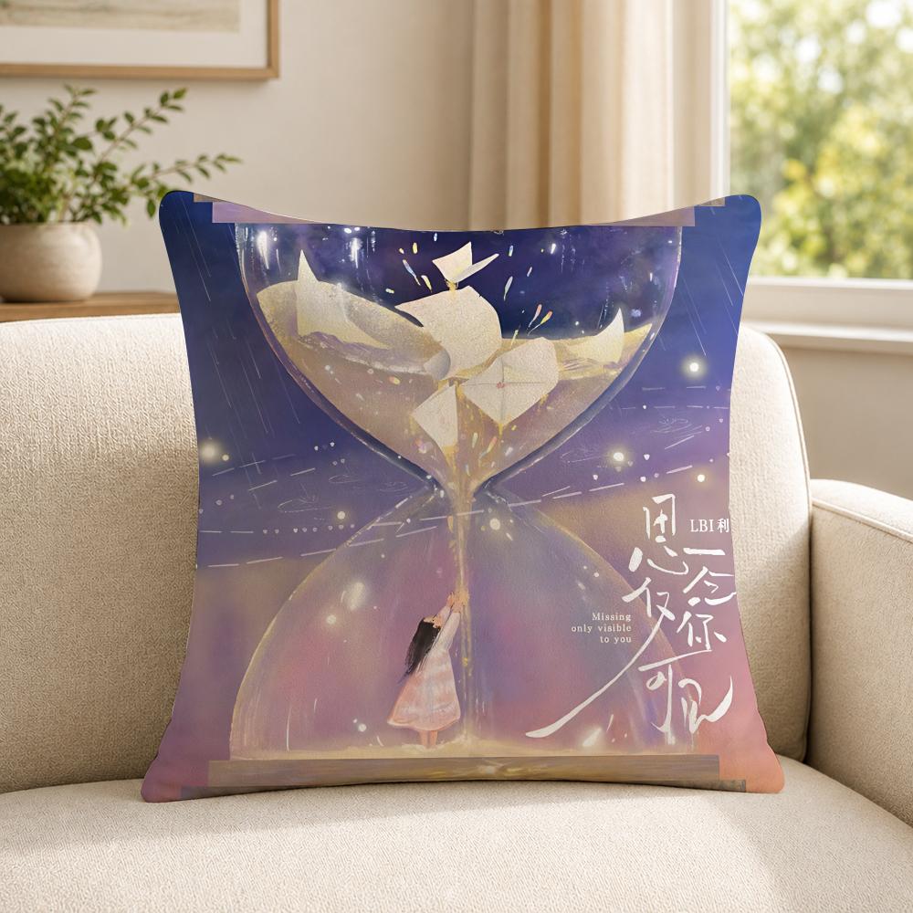 Singer LLBI Cushion Cover Soft Short Plush SkinFriendly Cushion Case for MultiScene Use