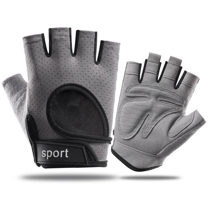 Fingerlose Sport Fitness Gym Trainingshandschuhe für Männer Frauen Radhandschuhe Motorrad Mtb Anti-Rutsch-Handschuhe Fahrradzubehör