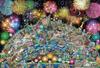[Made In Japan] Charles Fazzino Art Collection Jigsaw Puzzle Welcome World Celebration 1000 Piece (31-538)