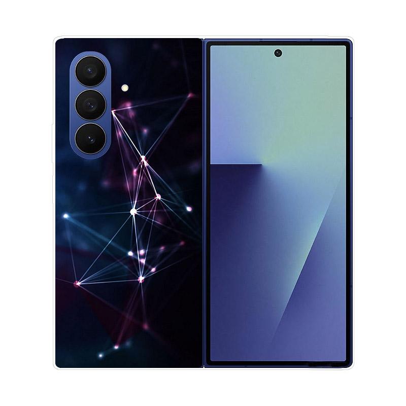 For Samsung Galaxy Z Fold 7 5G Phone Case Cover Transparent Back Protective Shell Coque For Samsung Z Fold7 Clear Hard PC Fundas